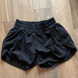 Women's Black Lulu Lemon shorts